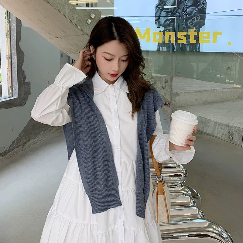 Women's Fall Winter Knit Shawl for Office and Travel Evening Gift Everyday Wear Seasonal Look Holiday Gift