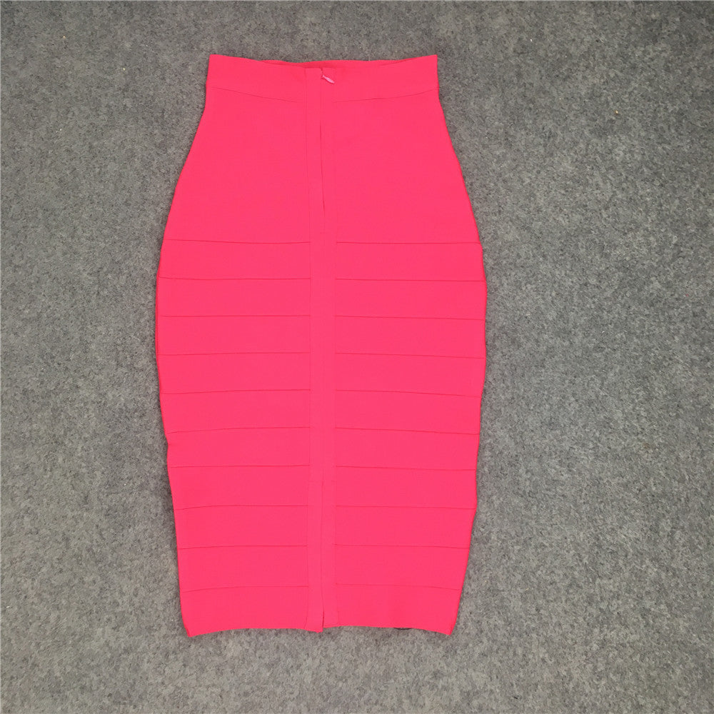 Women's Slim-Fit Bodycon Striped High-Waist Skirt for Summer Outfits Office Weekend Everyday Date Night