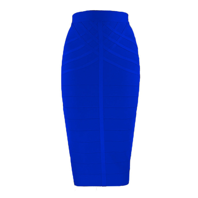Women's Slim-Fit Bodycon Striped High-Waist Skirt for Summer Outfits Office Weekend Everyday Date Night