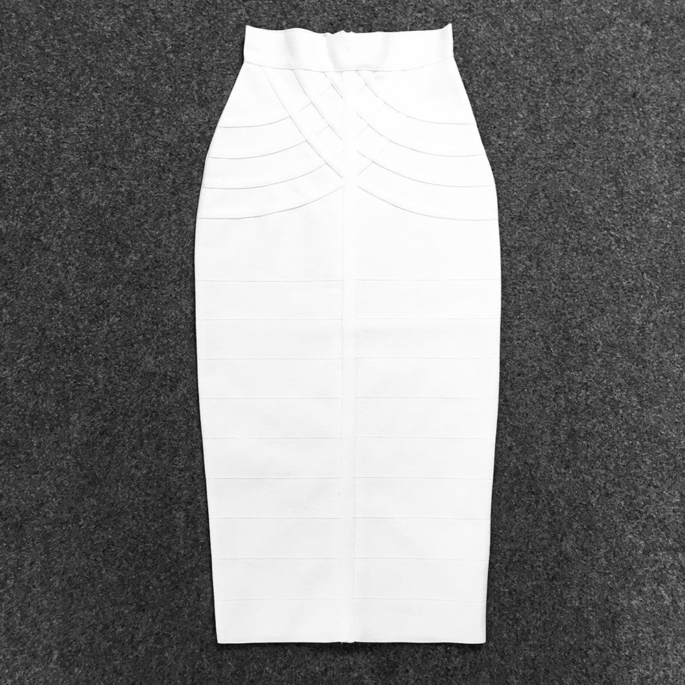 Women's Slim-Fit Bodycon Striped High-Waist Skirt for Summer Outfits Office Weekend Everyday Date Night