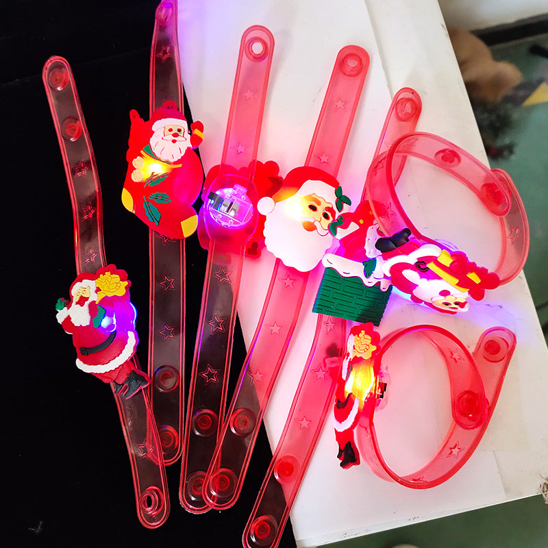 Christmas Ring Set, Santa Rings, 6-Piece or 50-Piece Assorted Holiday Party Favor Pack, Stocking Stuffers and Gift Exchange Present for Kids and Adults