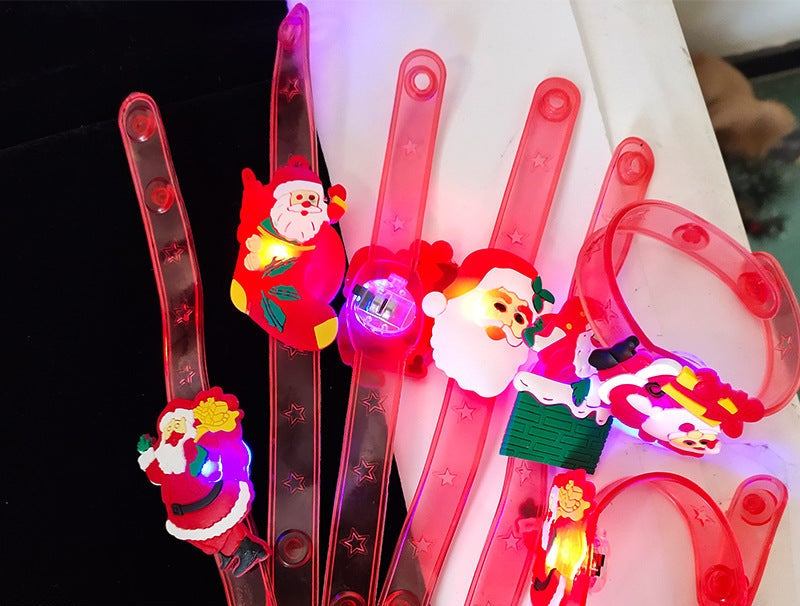 Christmas Ring Set, Santa Rings, 6-Piece or 50-Piece Assorted Holiday Party Favor Pack, Stocking Stuffers and Gift Exchange Present for Kids and Adults