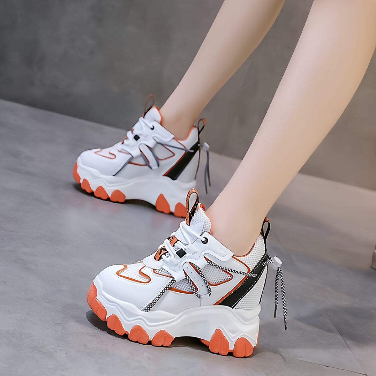 Hidden Lift Petite Dad Sneakers for Women