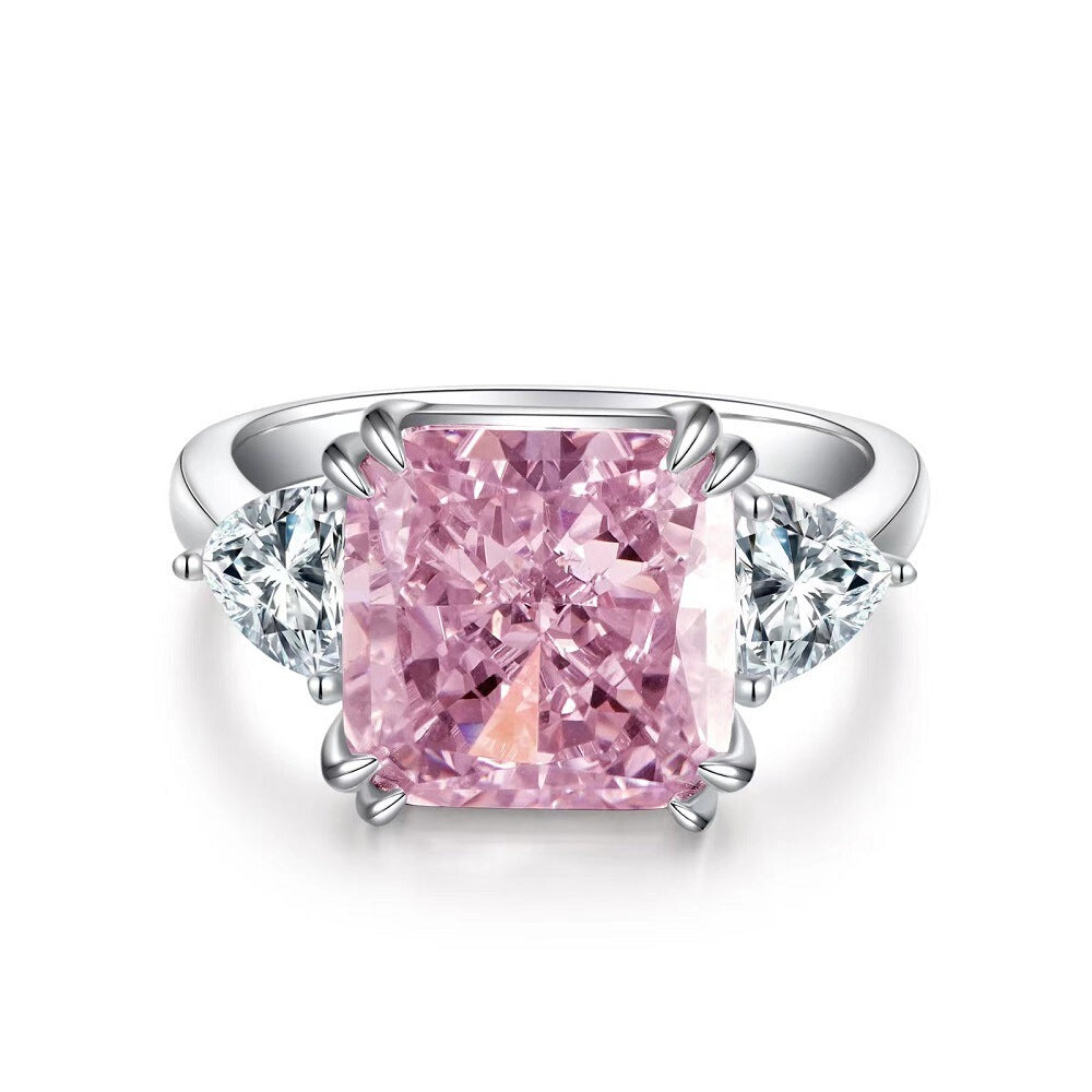 Cubic zirconia ring by Yoshan, detail view 5