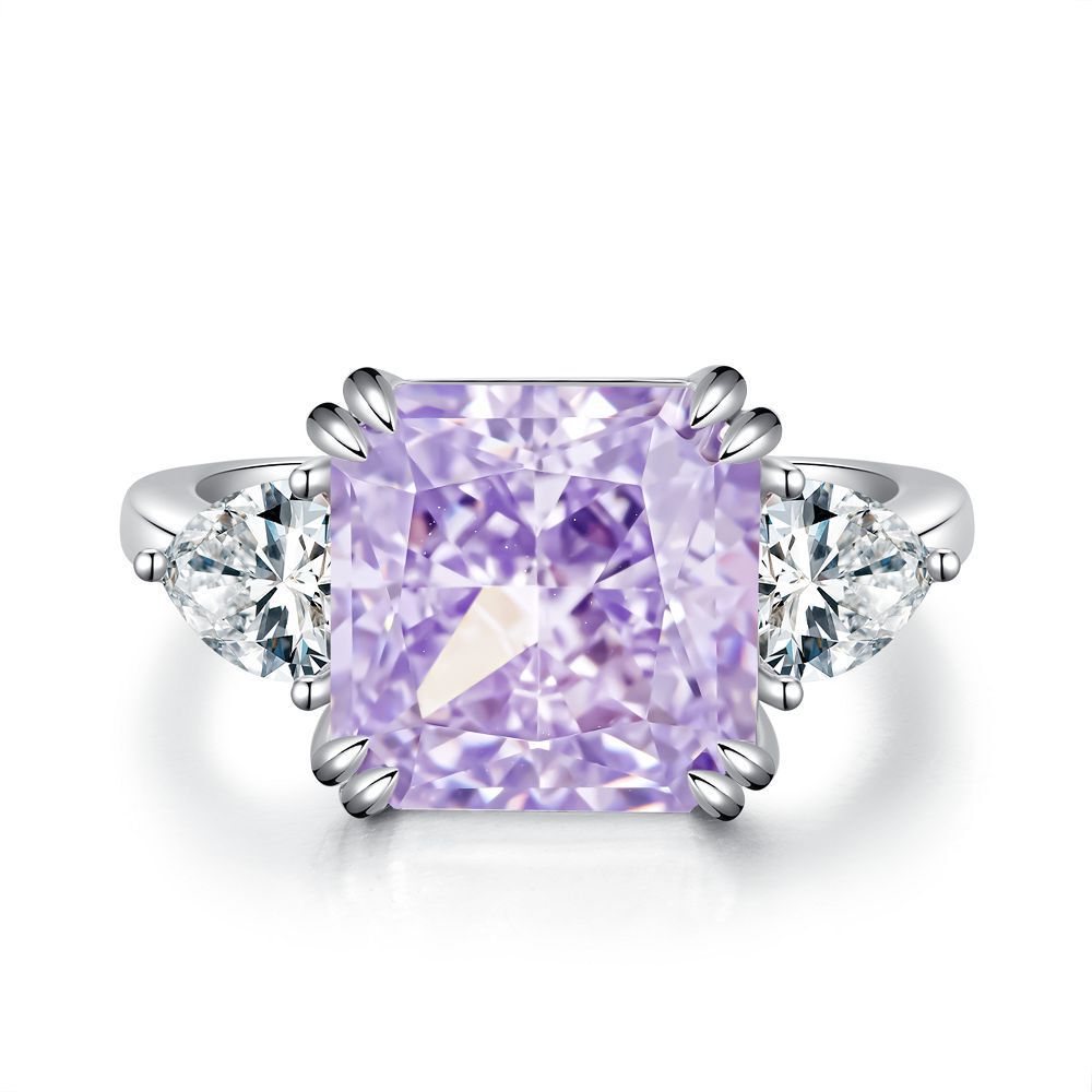 Cubic zirconia ring by Yoshan, detail view 8