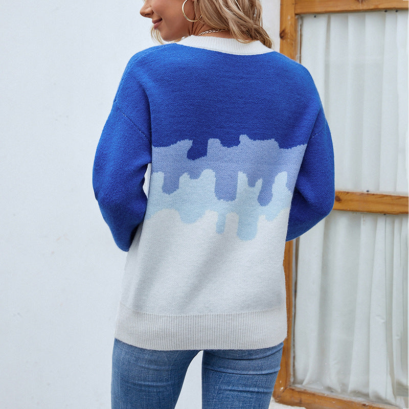Women's Fall Winter Fuzzy Sweater Knit Pullover Top Office Everyday Lightweight Wear