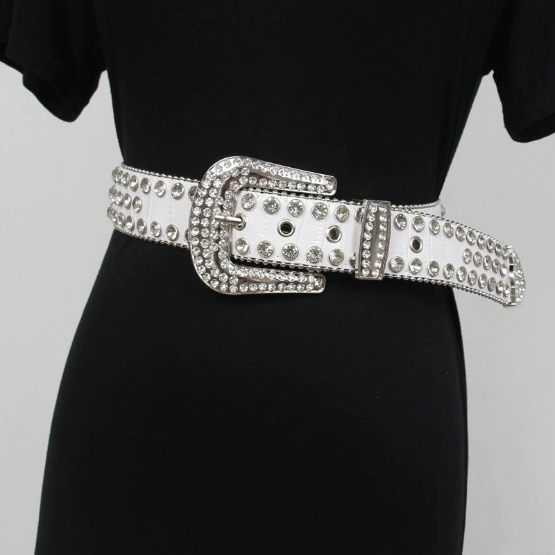Women's Crystal Waist Belt for Date Night Gift Party Everyday Wear Versatile Designer Office Vacation