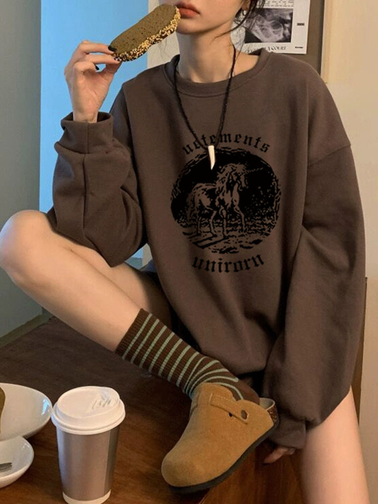 Women's Fall Winter Longline Plus Size Oversized Midi Retro Hoodie Sweatshirt for Casual Streetwear Travel and Weekend Everyday Date Night Holiday Party