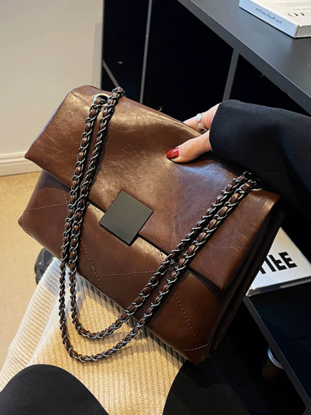 Women's Spring Summer Retro Crossbody Bag Shoulder Purse Handbag Work Travel Everyday Purse