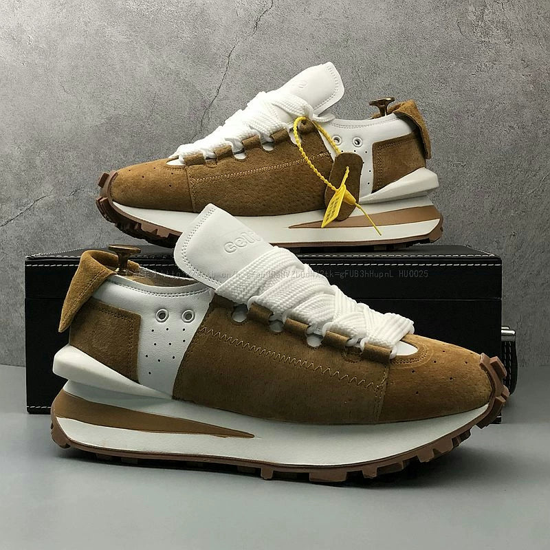 Light Camel Height-Increase / 38 Standard Leather Shoe Size