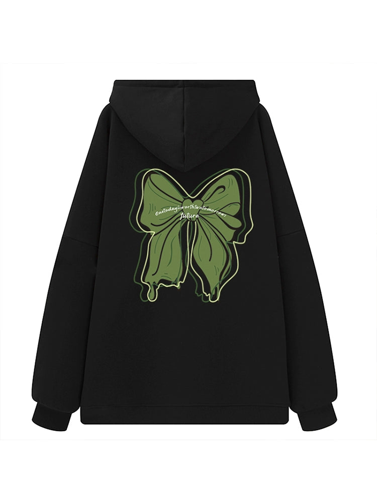 Women's Fall Winter Black Thickened Fleece-Lined Plus Size Hoodie Sweatshirt for Casual Streetwear Travel and Weekend Everyday