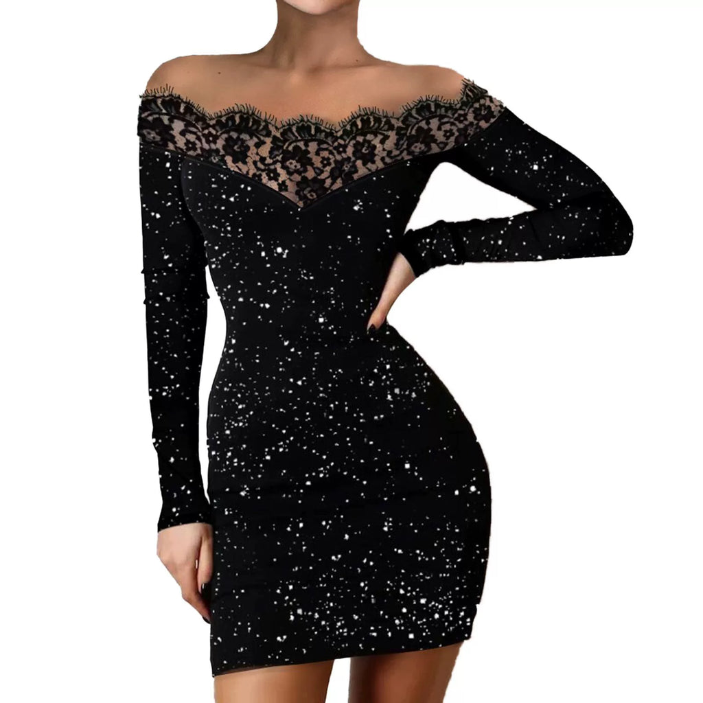 Women's Evening Dress Formal Midi Dress Black Tie Party Wedding Guest Cocktail Prom