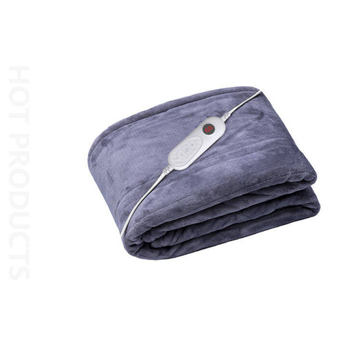 Bellavie Electric Heated Blanket 62 x 84 in with Temperature Controller for Winter Bedroom