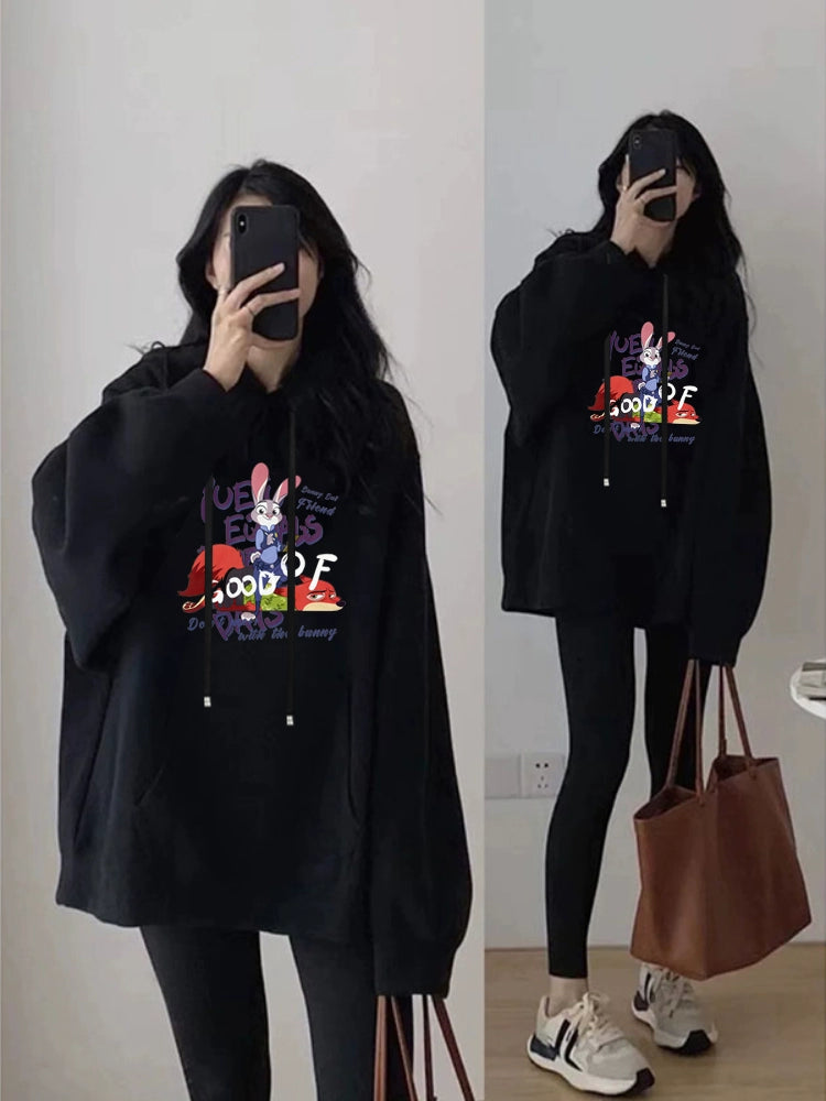 Women's Black Longline Plus Size Oversized Midi Hoodie Sweatshirt for Casual Streetwear Fall Travel and Weekend Everyday Date Night