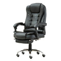 JY 09 Black Reclining Gaming Chair with Footrest for Home Office Study Desk and Long Sitting Sessions