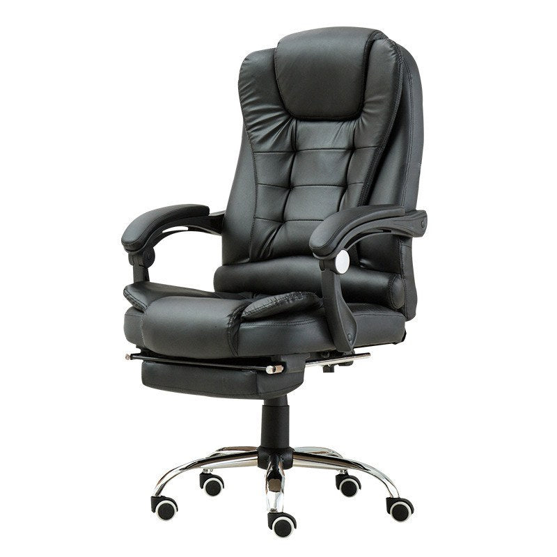 JY 09 Black Reclining Gaming Chair with Footrest for Home Office Study Desk and Long Sitting Sessions