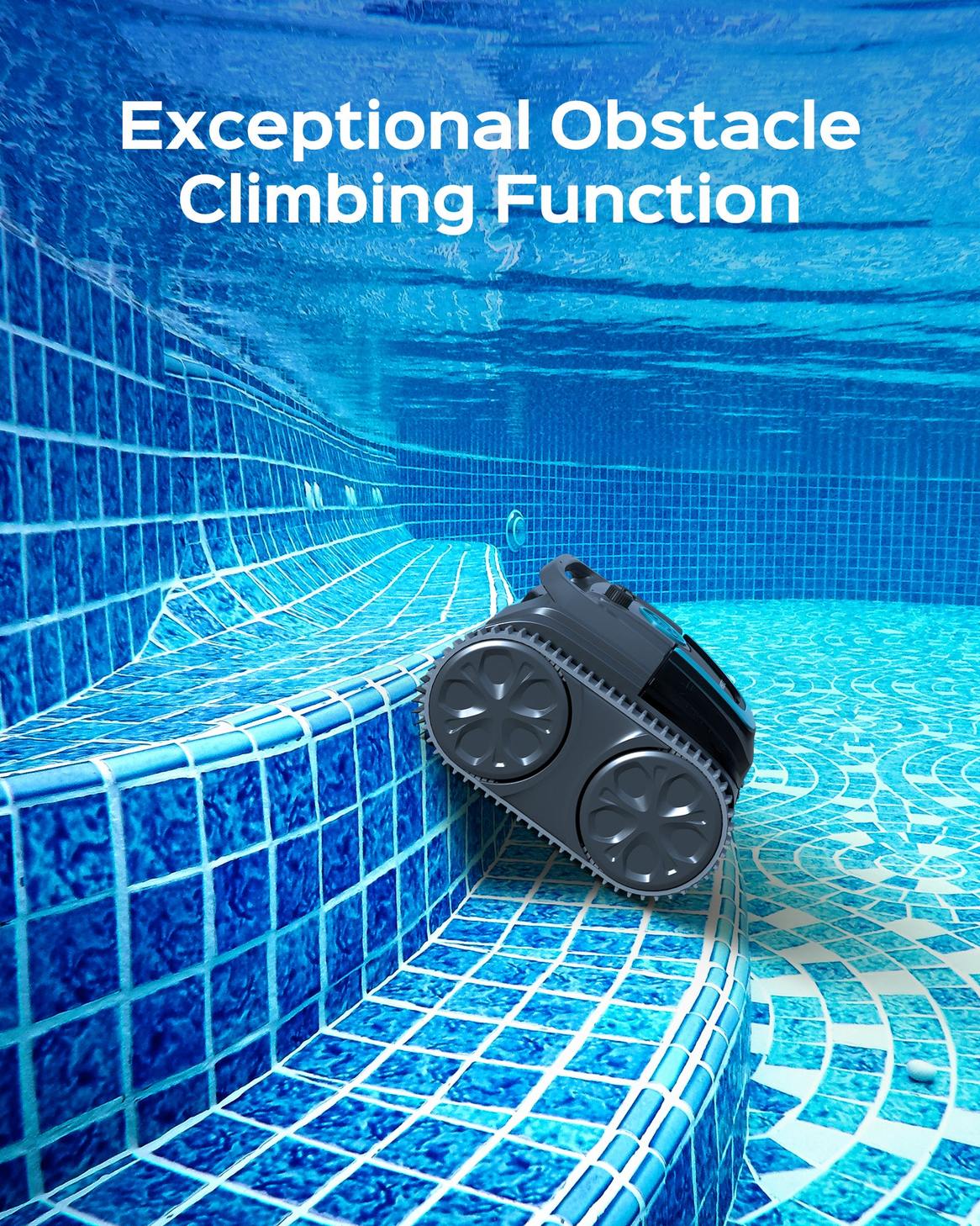 WYBOT S1 Cordless Robotic Pool Cleaner with App Control for Inground and Above Ground Home Swimming Pools