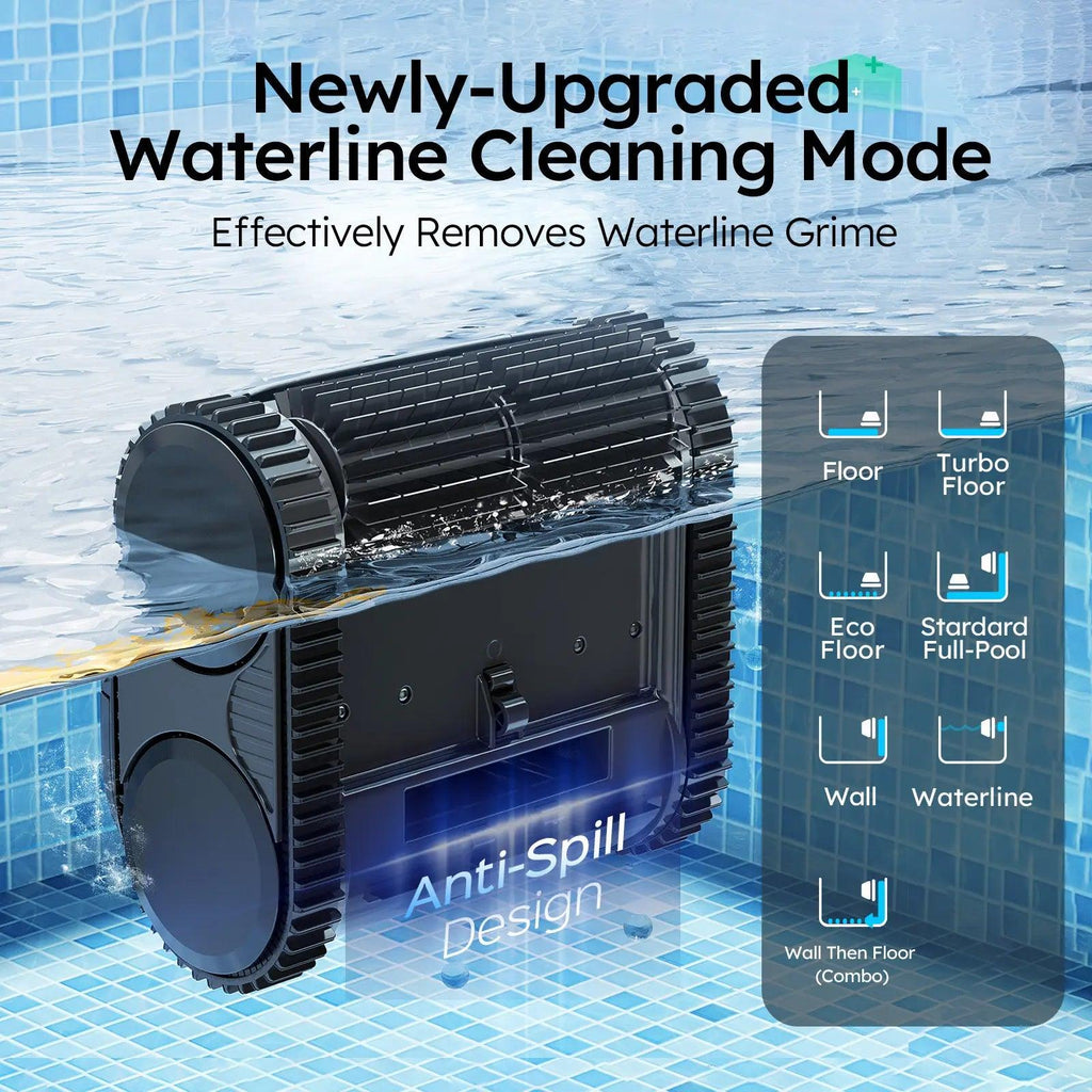 WYBOT C2 Robotic Pool Cleaner for Inground and Above Ground Home Swimming Pools for Daily Home Use