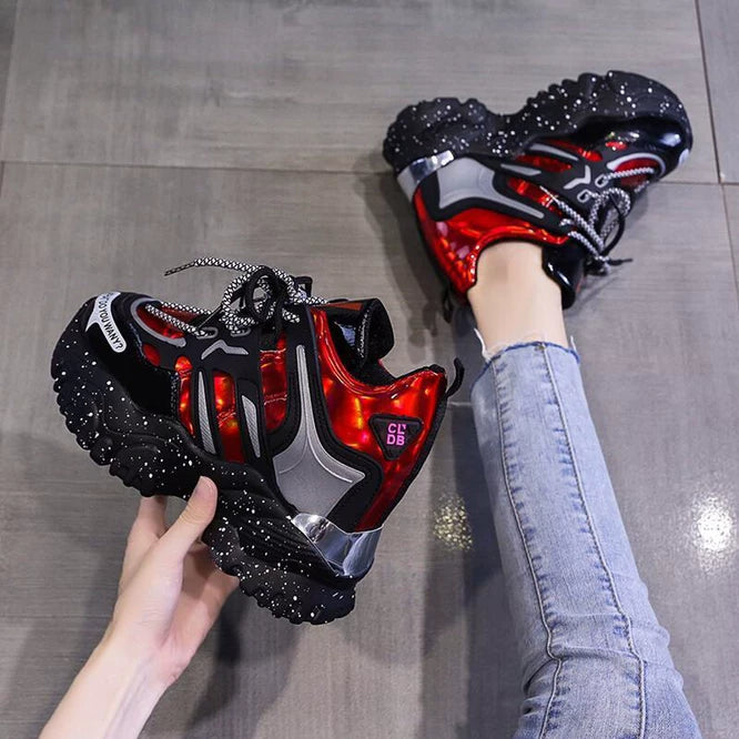 Hidden Lift Dad Sneakers for Women