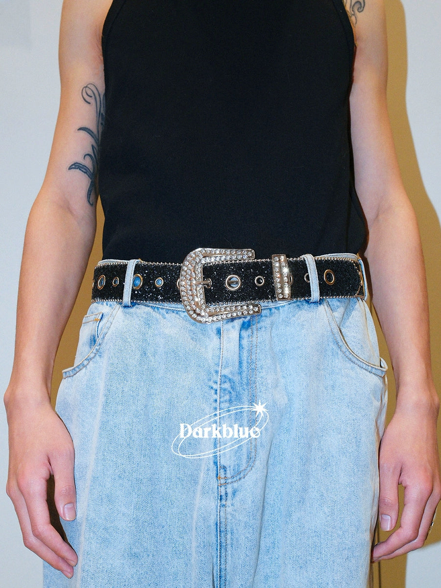 Women's Y2k Subculture Hip-hop Crystal Waist Belt Gift Party Everyday Wear Designer Office Vacation