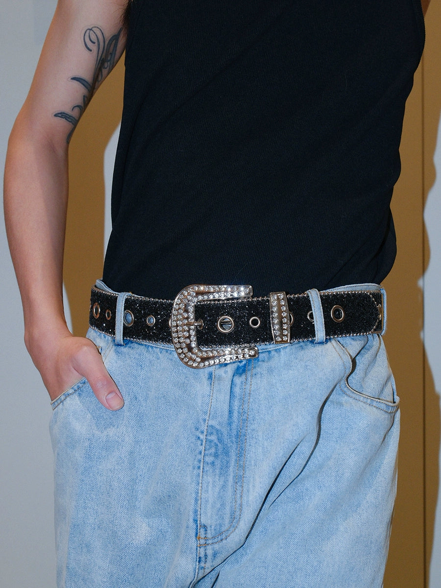 Women's Y2k Subculture Hip-hop Crystal Waist Belt Gift Party Everyday Wear Designer Office Vacation
