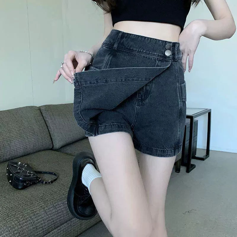 Women's Streetwear American-Style Waist-Defining Summer High-Waist Oversized Slim-Fit Retro Layered Hoodie Color-Block Sweatshirt Spring Fall Casual Streetwear