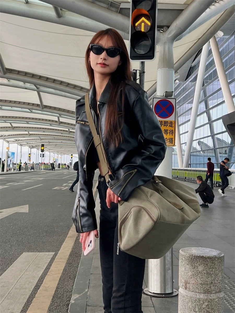 Women's Canvas Boston Bag Pillow Handbag Purse Work Travel Everyday Purse Everyday Fashion Style for Women
