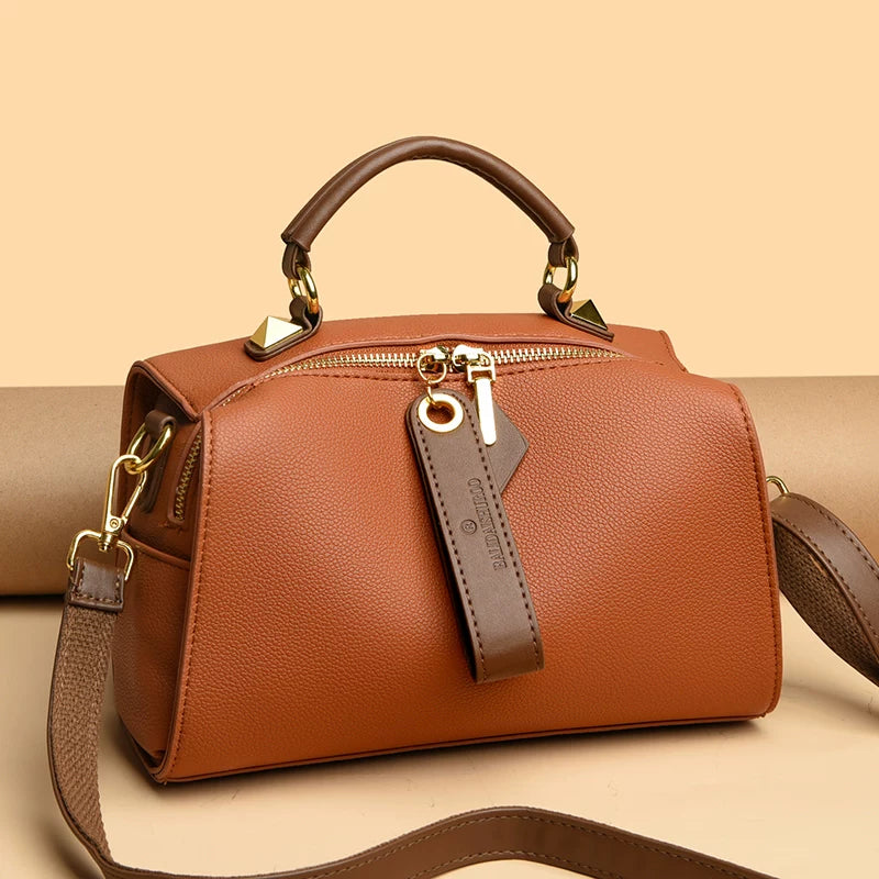 Women's Large-capacity Soft Spring Summer Boston Bag Pillow Handbag Purse Work Travel Everyday Purse
