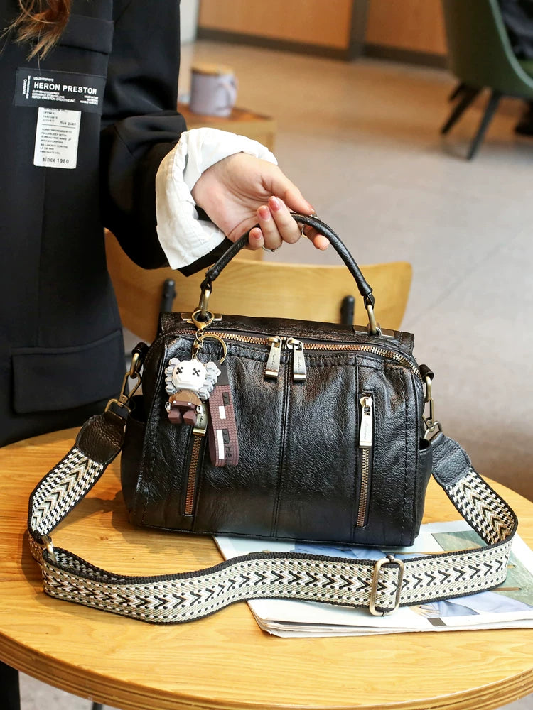 Women's Soft Casual Boston Bag Pillow Handbag Purse Work Travel Everyday Purse Everyday Fashion Style for Women