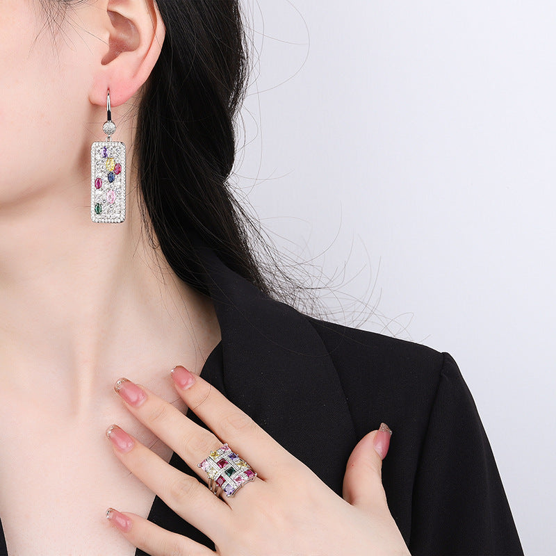 Statement earrings by Yoshan