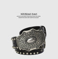 Women's Punk Rock Hip-hop Leather Waist Belt for Date Night Gift Party Everyday Wear Designer Office Vacation