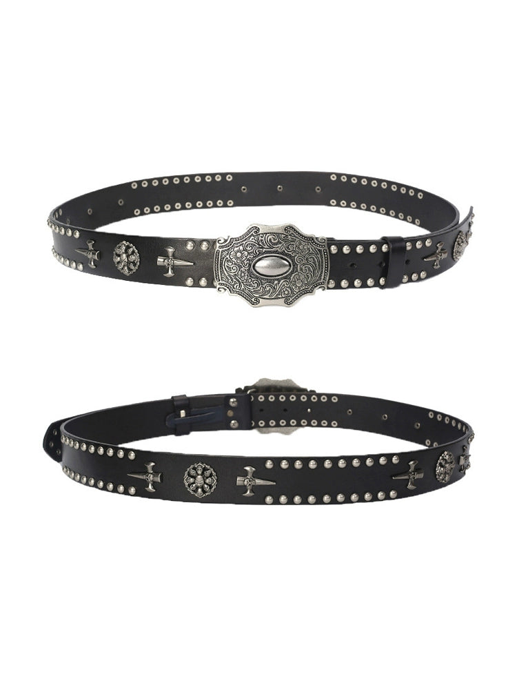 Women's Punk Rock Hip-hop Leather Waist Belt for Date Night Gift Party Everyday Wear Designer Office Vacation