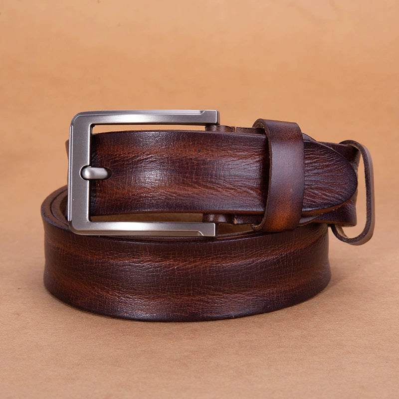 Women's Leather Retro Casual Waist Belt for Date Night Gift Party Versatile Designer Office Everyday
