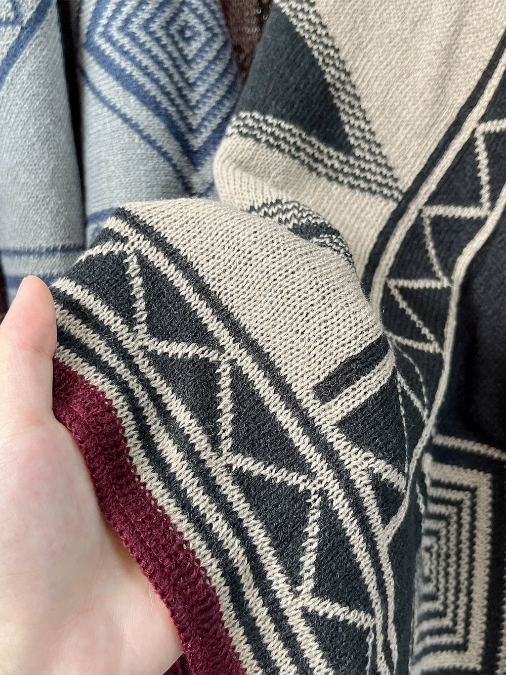 Women's Ethnic Fall Winter Knit Shawl for Office and Travel Evening Gift Everyday Wear Holiday Gift