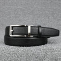Women's Automatic Buckle Commute Black Office Leather Workwear Waist Belt for Date Night Gift Party Designer Everyday Vacation