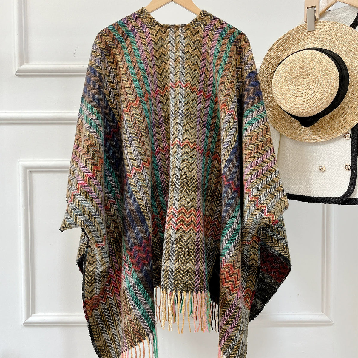Yellow/Coffee Striped -E44
