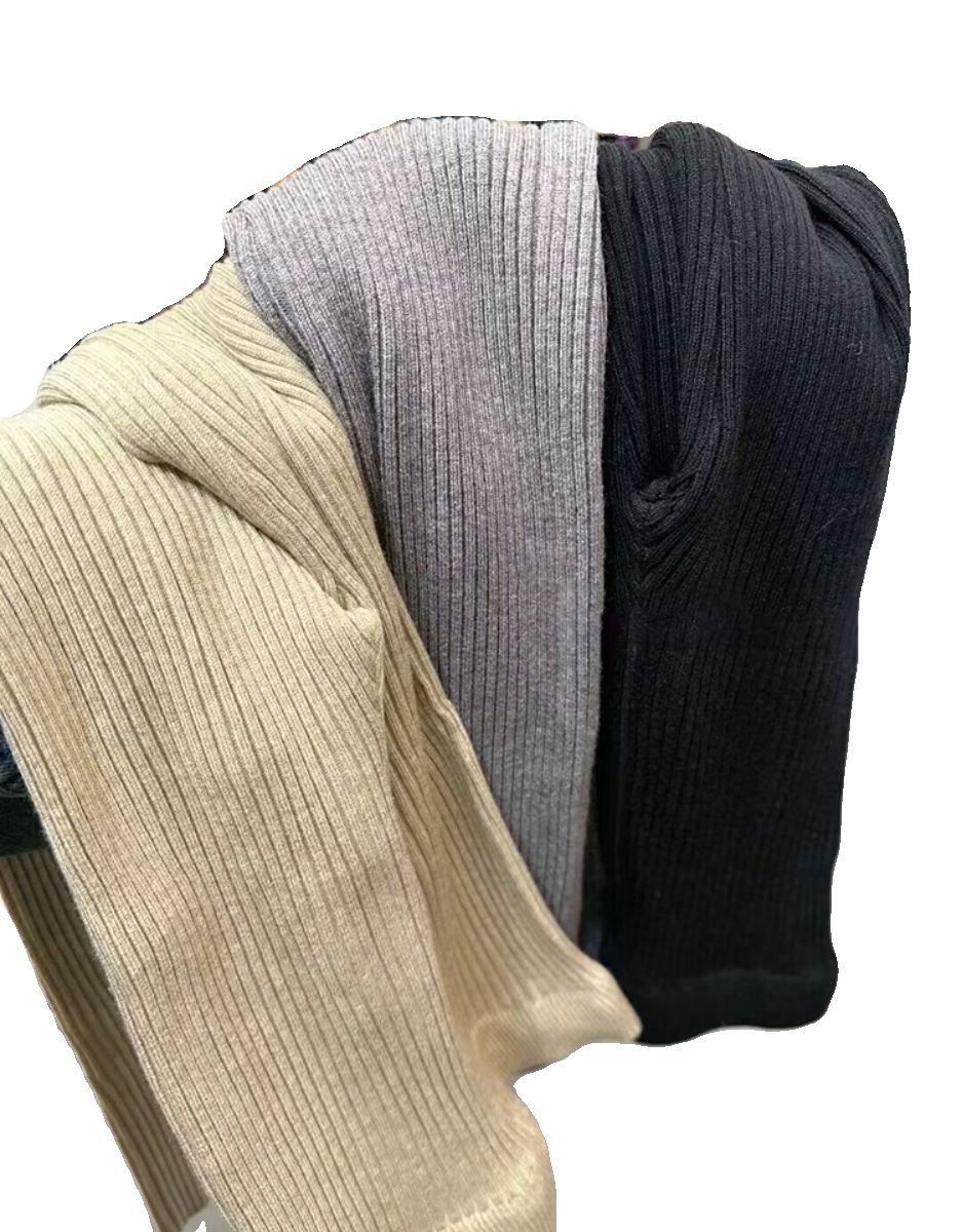 Women's Knit Slim-fit Outdoor Leggings Set High-waisted Stretch for Office Outfits Work Everyday Slimming Weekend Wear