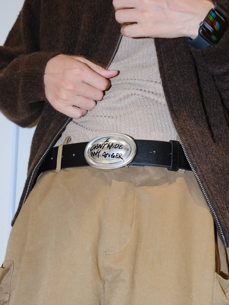 Women's Punk Subculture Streetwear Oxidized Leather Waist Belt for Date Night Gift Party Versatile Designer Office Everyday