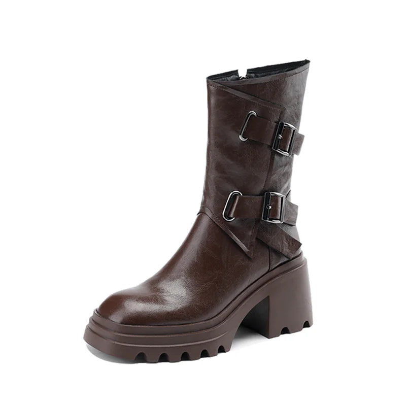 Brown unlined / EU 34