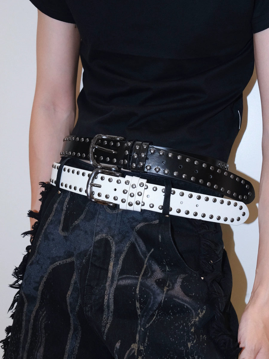 Women's Y2k Punk Rock American-style Unisex Studded Retro Waist Belt Gift Designer