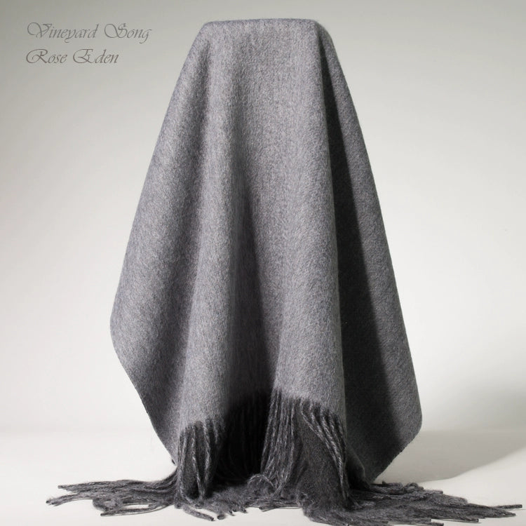Women's Fall Winter Thickened Fleece-Lined Knit Shawl for Office and Travel Evening Gift Holiday Gift