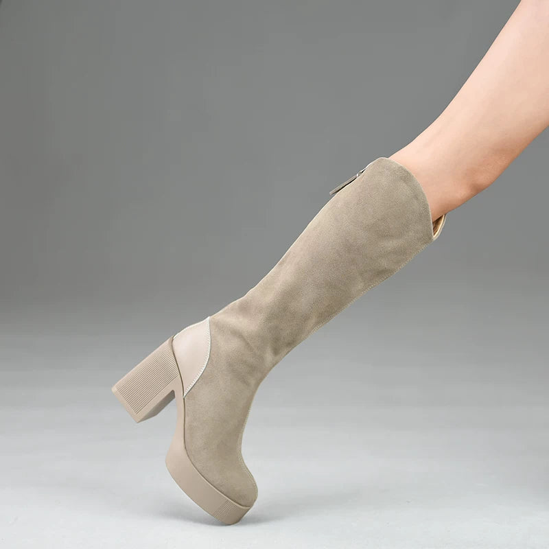 Khaki (unlined) / EU 34