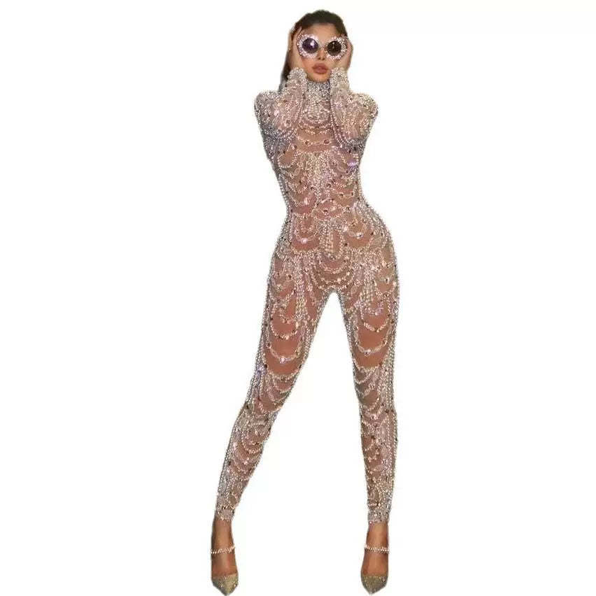 Women's Jumpsuit Sleeveless Overall Romper One-Piece Office Weekend Vacation Wide Leg