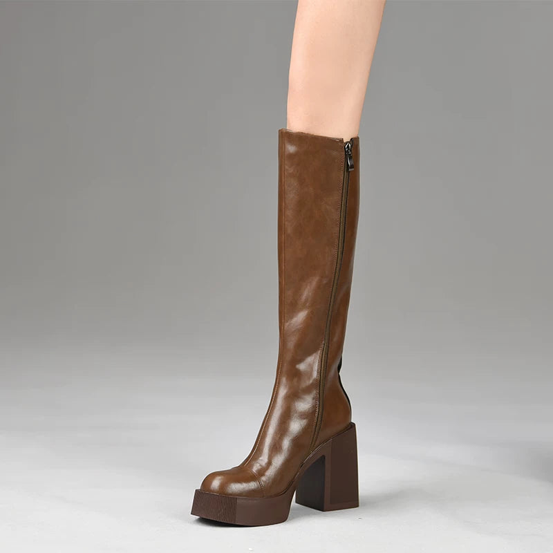 Brown (fleece lining) / EU 34