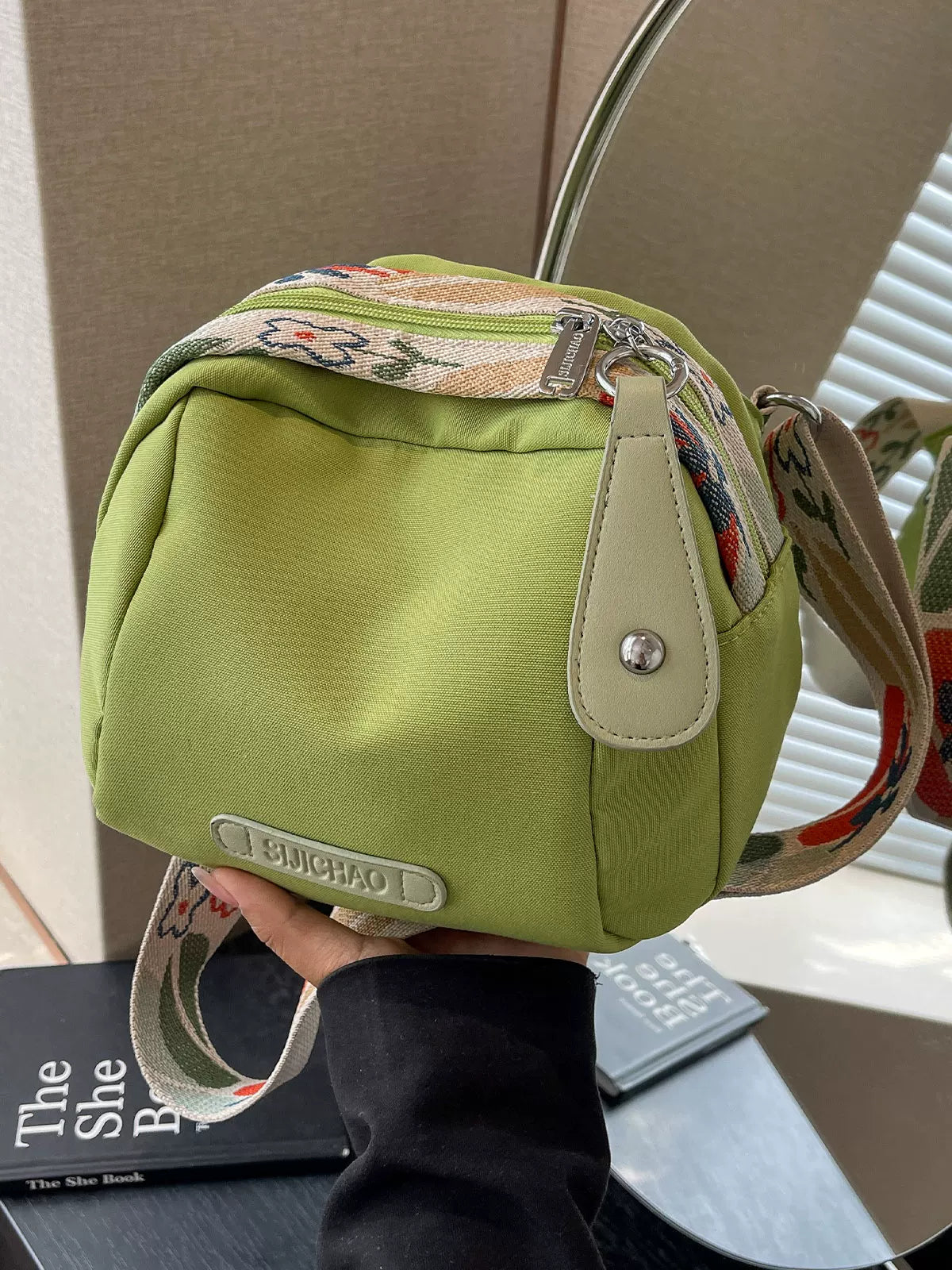 Women's Large-capacity Nylon Commuter Office Designer Workwear Casual Crossbody Bag Shoulder Purse Handbag Work Travel Everyday Purse