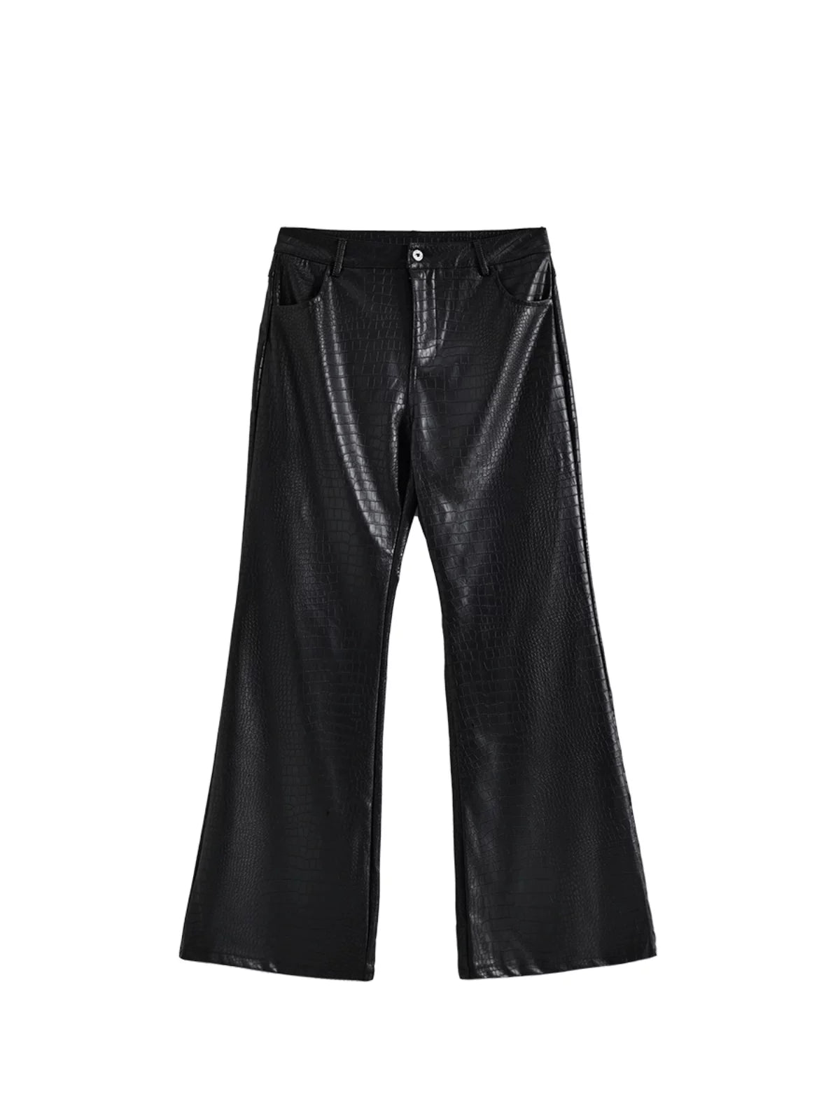 Women's Winter High-waist Oversized Slim-fit Leather-look Pants for Office Outfits Business Casual Work Slimming Travel Comfort Weekend