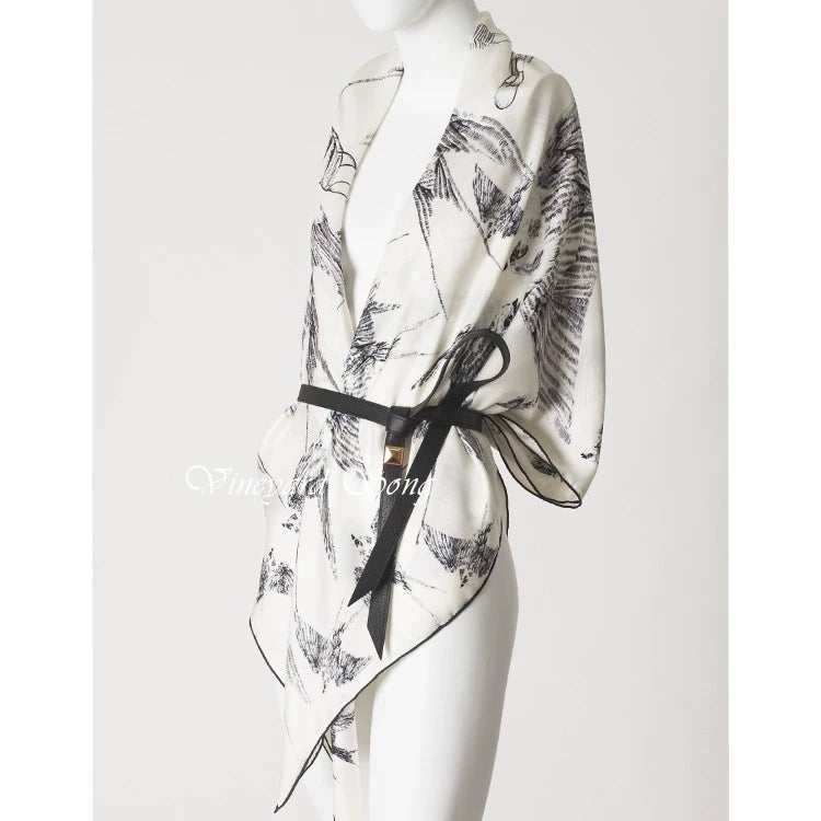 Women's Knit Shawl for Office and Travel Evening Gift Everyday Wear Seasonal Look Holiday Gift