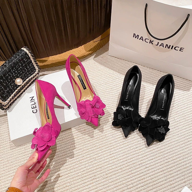 Pointed Toe Stiletto Pumps for Women