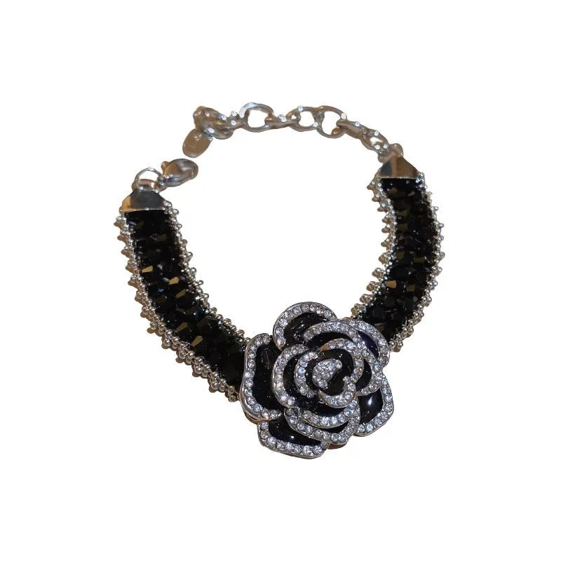 Floral cuff bracelet by Yoshan, detail view 5
