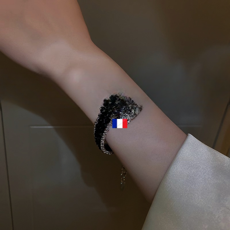 Paris-inspired floral cuff bracelet by Yoshan